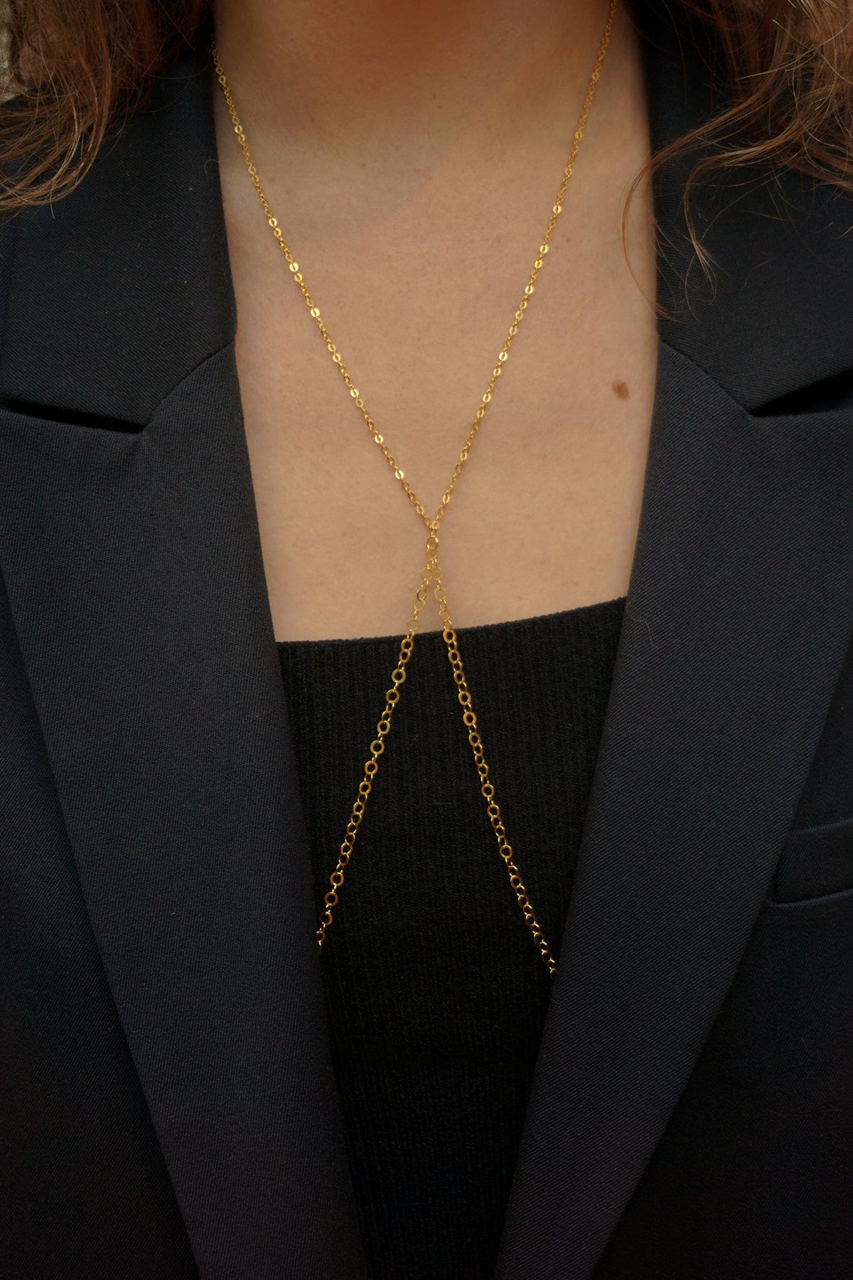 Body Chain - Gold Plated AR.M ANNA ROSA MOSCHOUTI