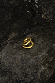 Double Fracture Ear Cuff - Gold Plated AR.M ANNA ROSA MOSCHOUTI