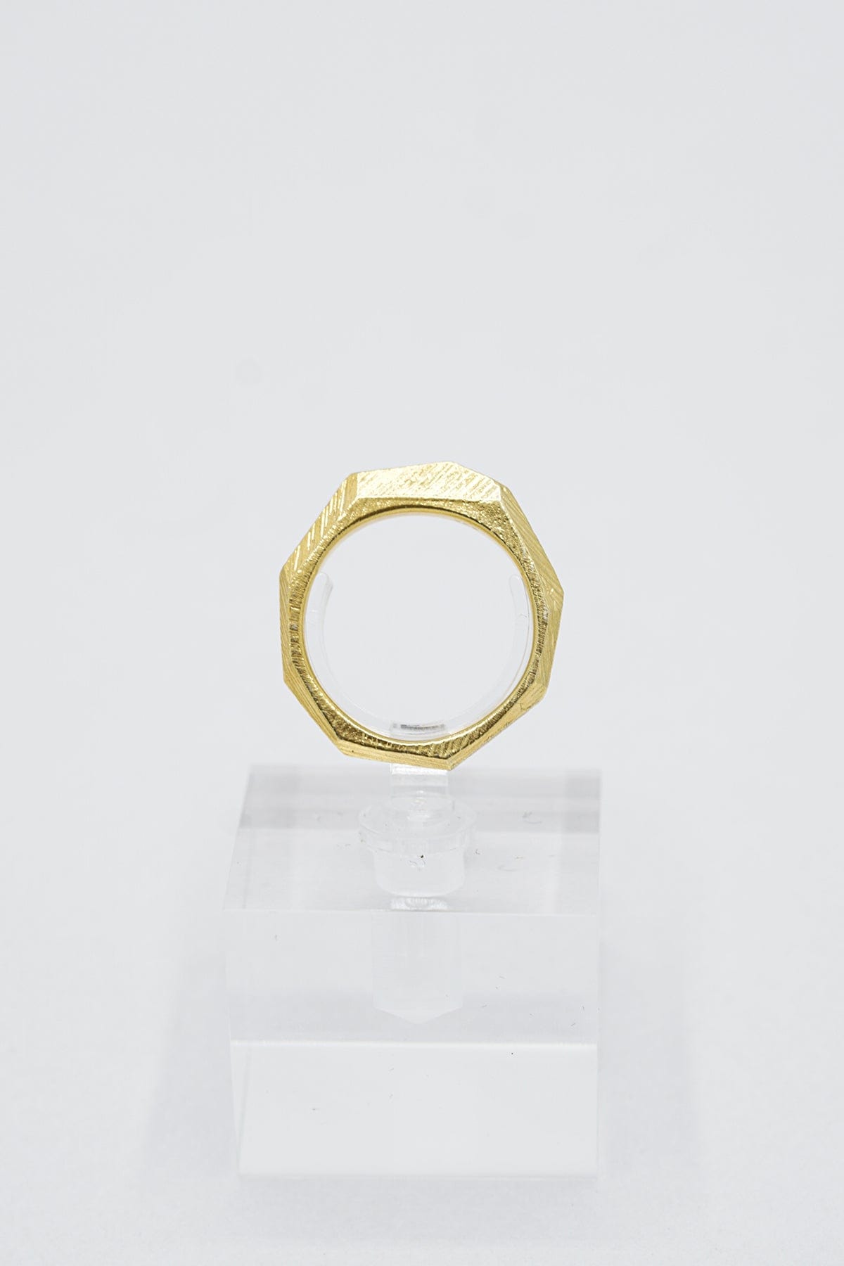 Facet Ring 01 - Gold Plated AR.M ANNA ROSA MOSCHOUTI