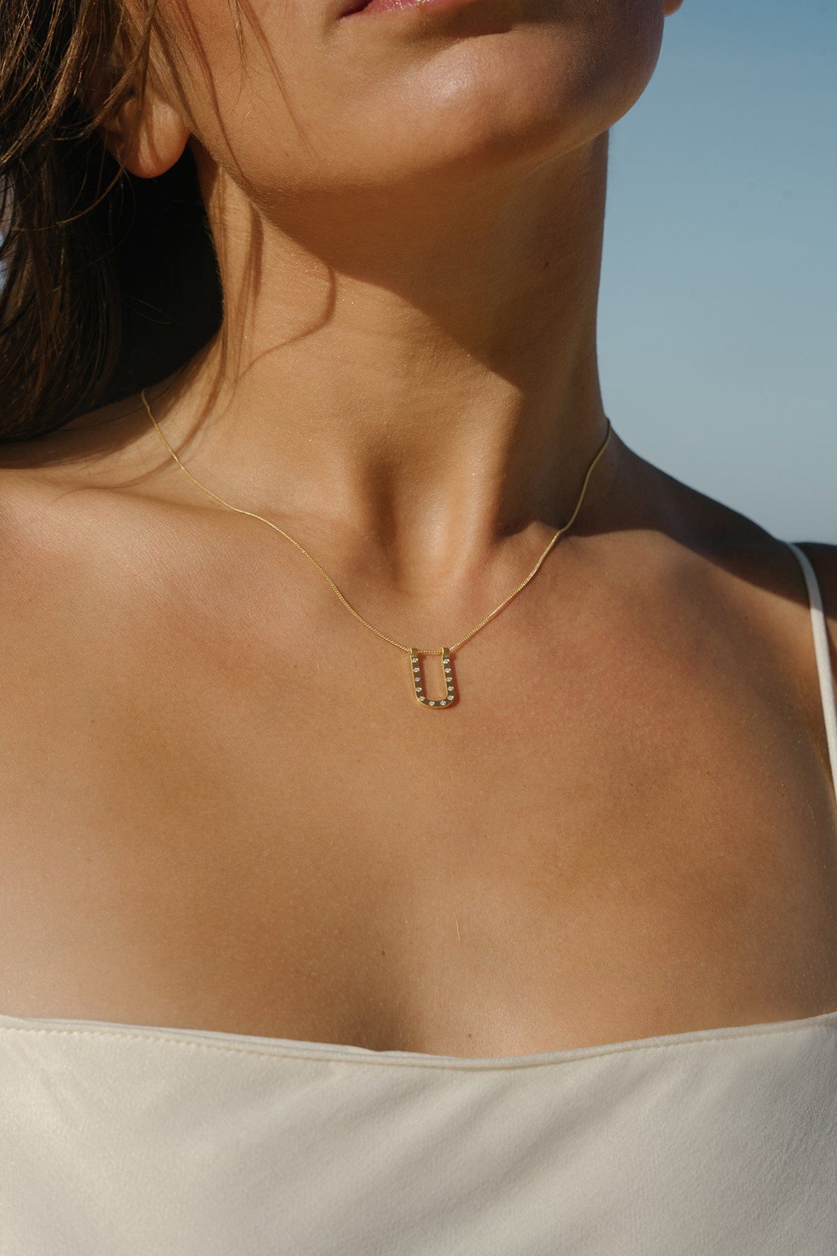 Gold Arch Necklace