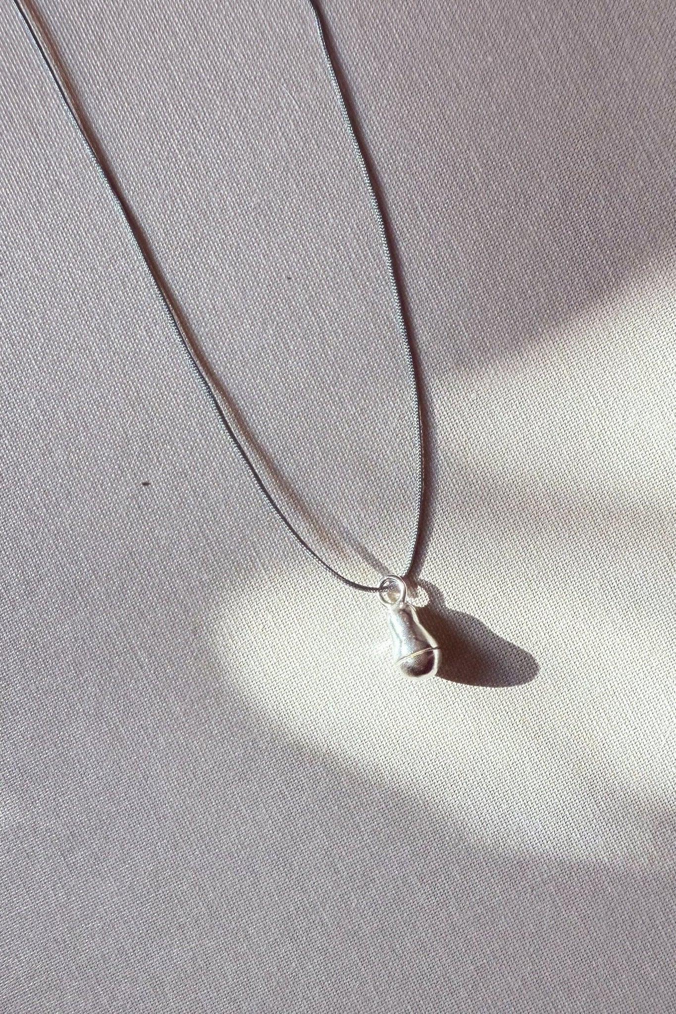 Guardian of Family Cord Necklace - Silver AR.M ANNA ROSA MOSCHOUTI