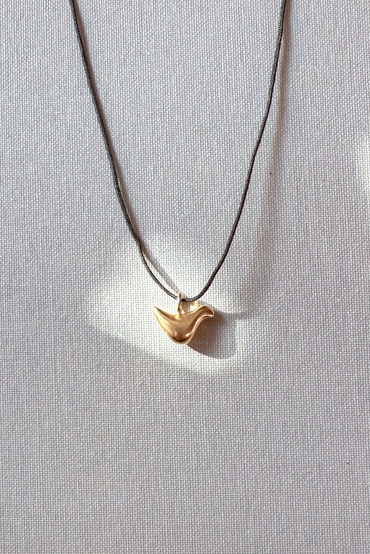 Guardian of Freedom Cord Necklace - Gold Plated AR.M ANNA ROSA MOSCHOUTI