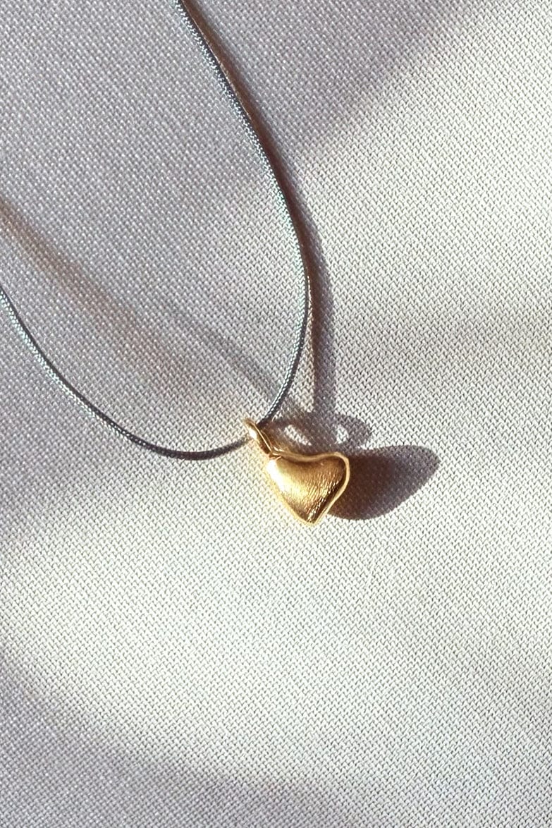 Guardian of Love Cord Necklace - Gold Plated AR.M ANNA ROSA MOSCHOUTI