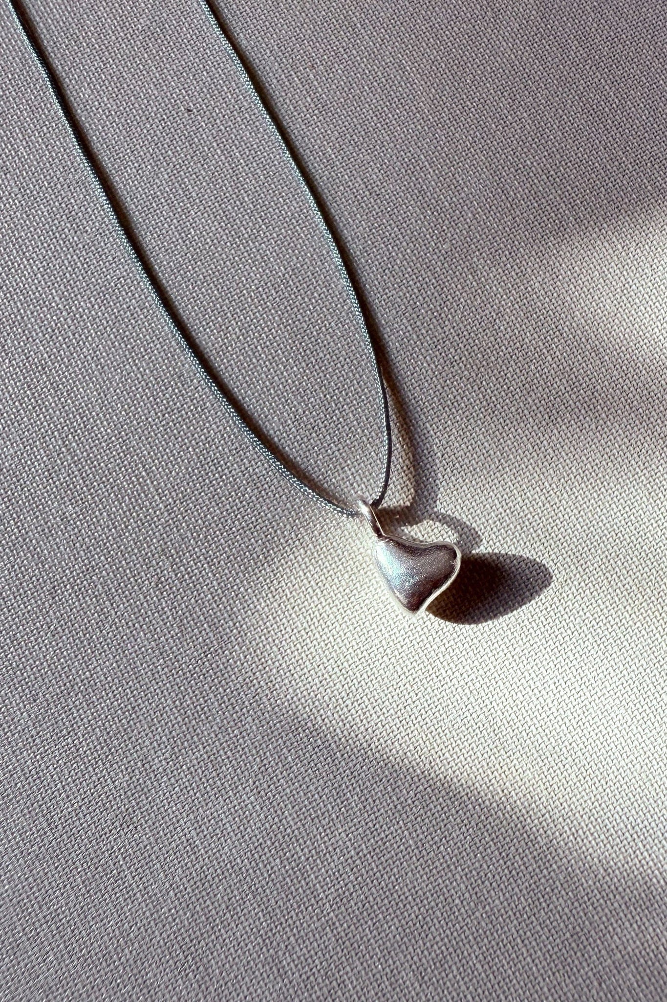 Guardian of Love Cord Necklace - Silver AR.M ANNA ROSA MOSCHOUTI