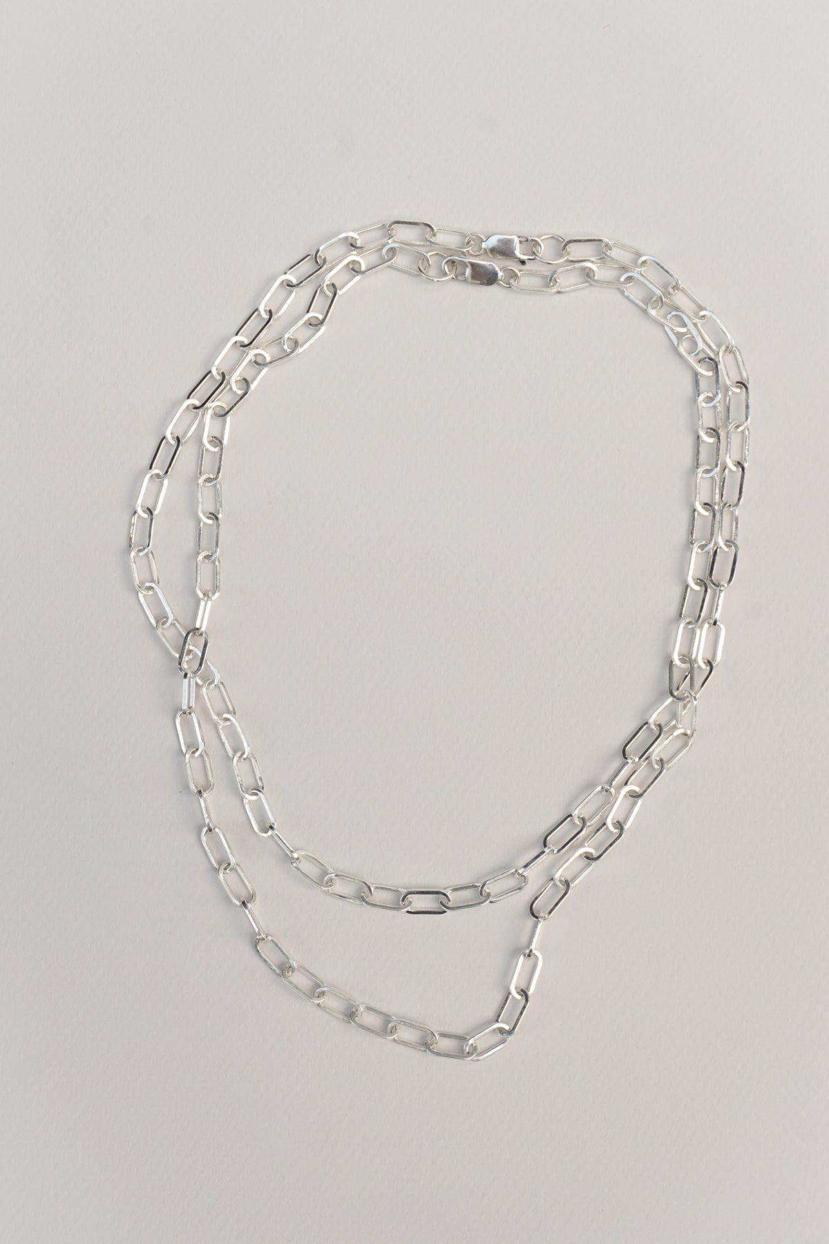 Large Paperclip Necklace - Silver AR.M ANNA ROSA MOSCHOUTI