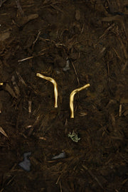 Minimal Gilt Earrings - Gold Plated AR.M ANNA ROSA MOSCHOUTI