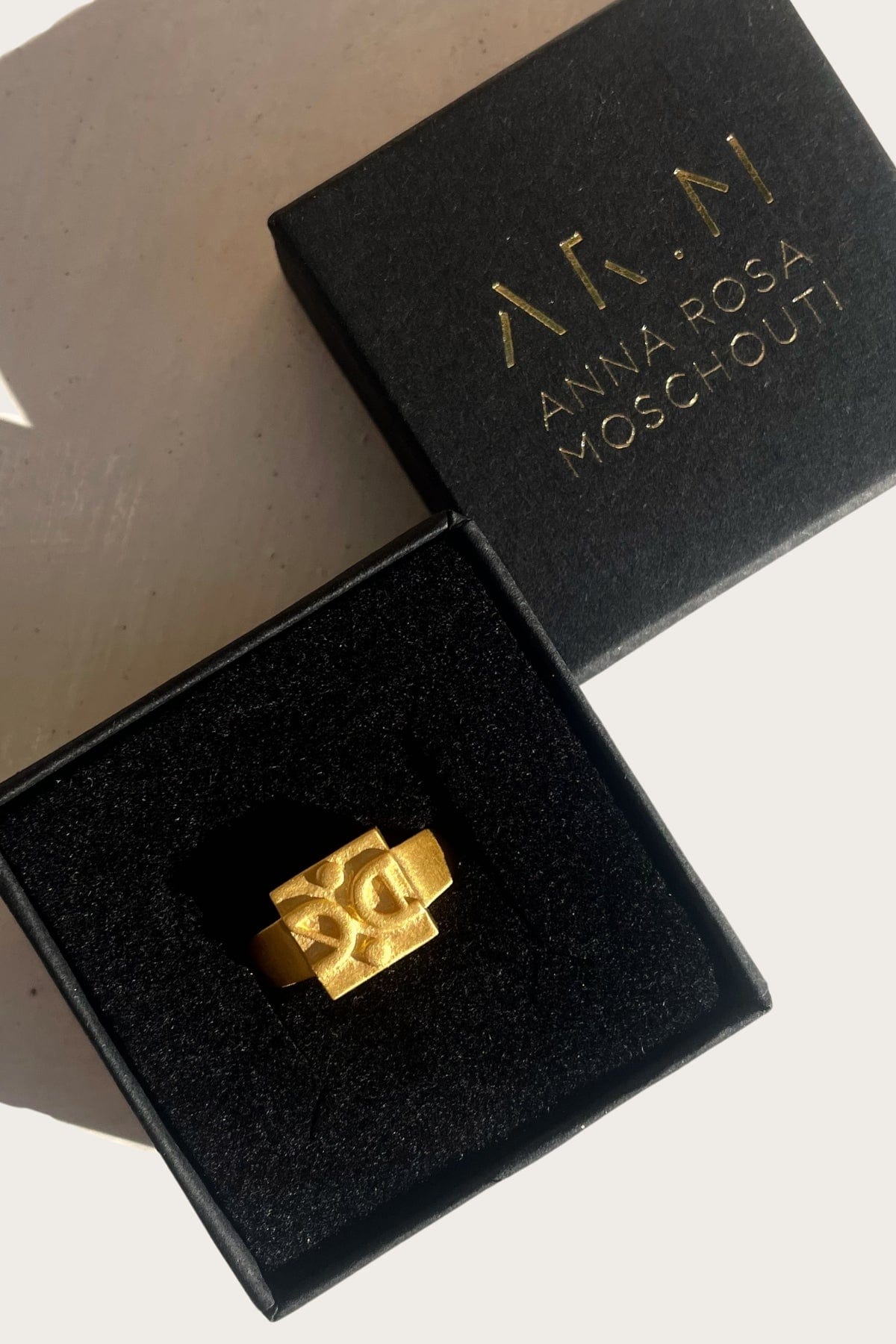 Myra Ring - Gold Plated AR.M ANNA ROSA MOSCHOUTI