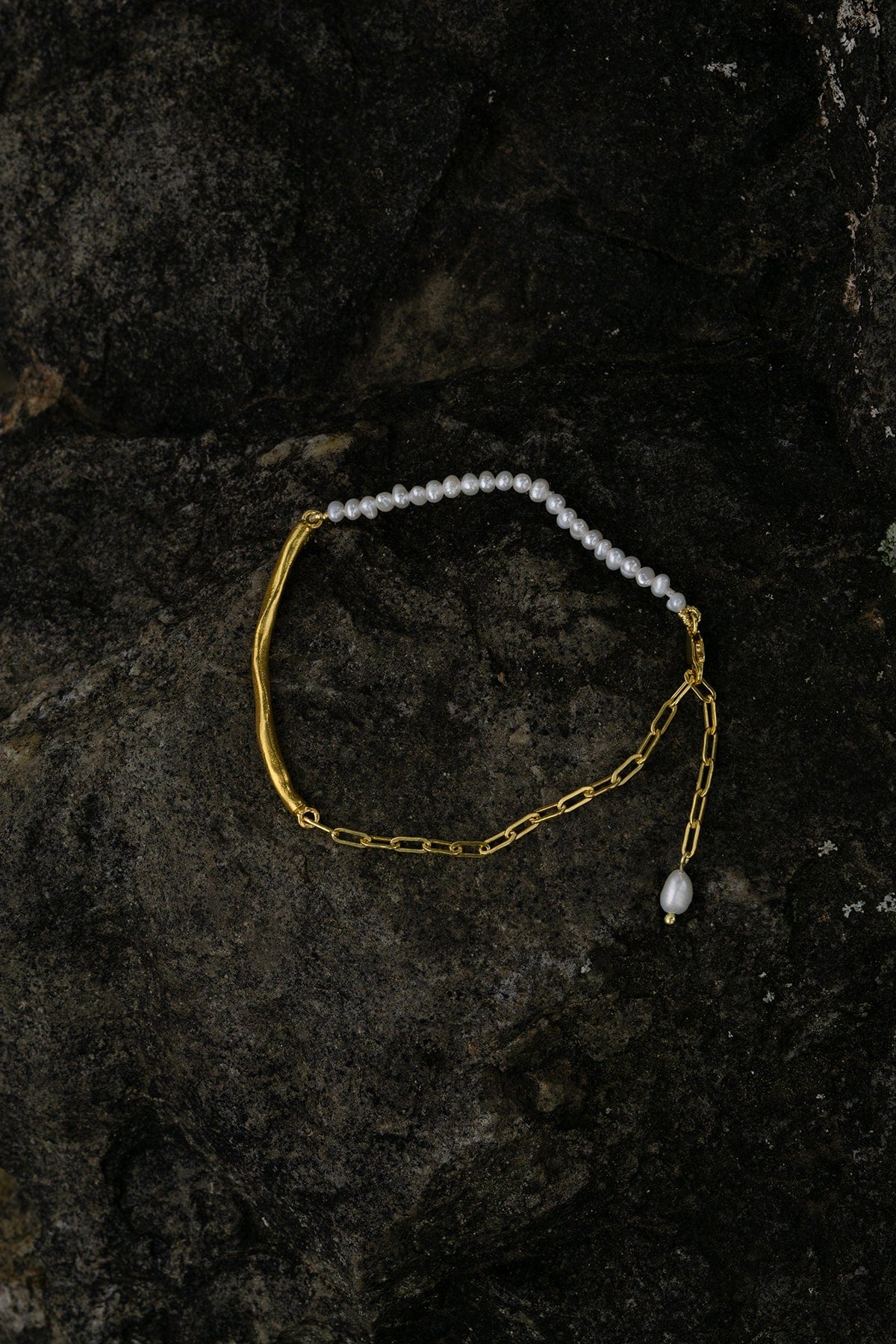 Stria Pearl Bracelet - Gold Plated AR.M ANNA ROSA MOSCHOUTI