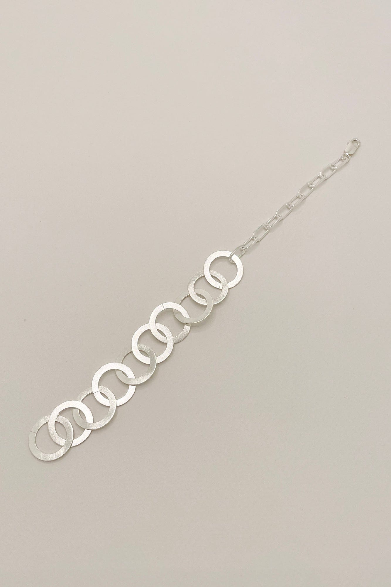 Circle Link Chain Bracelet - Silver AR.M ANNA ROSA MOSCHOUTI