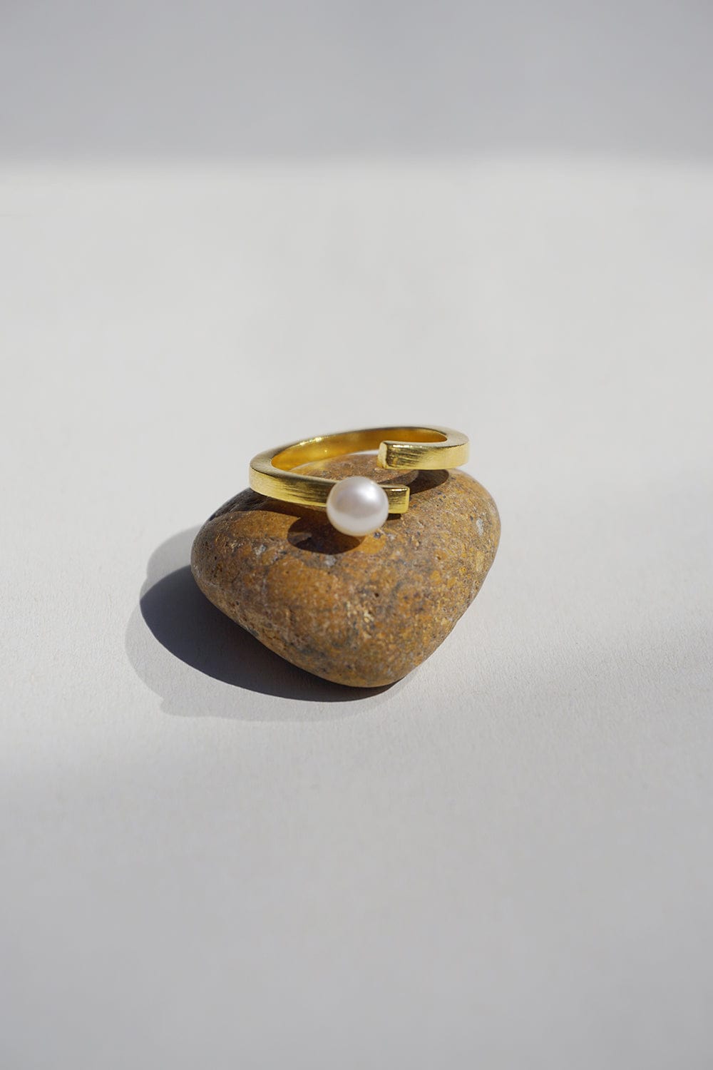 Copy of Pearl Open Ring - Gold Plated AR.M ANNA ROSA MOSCHOUTI