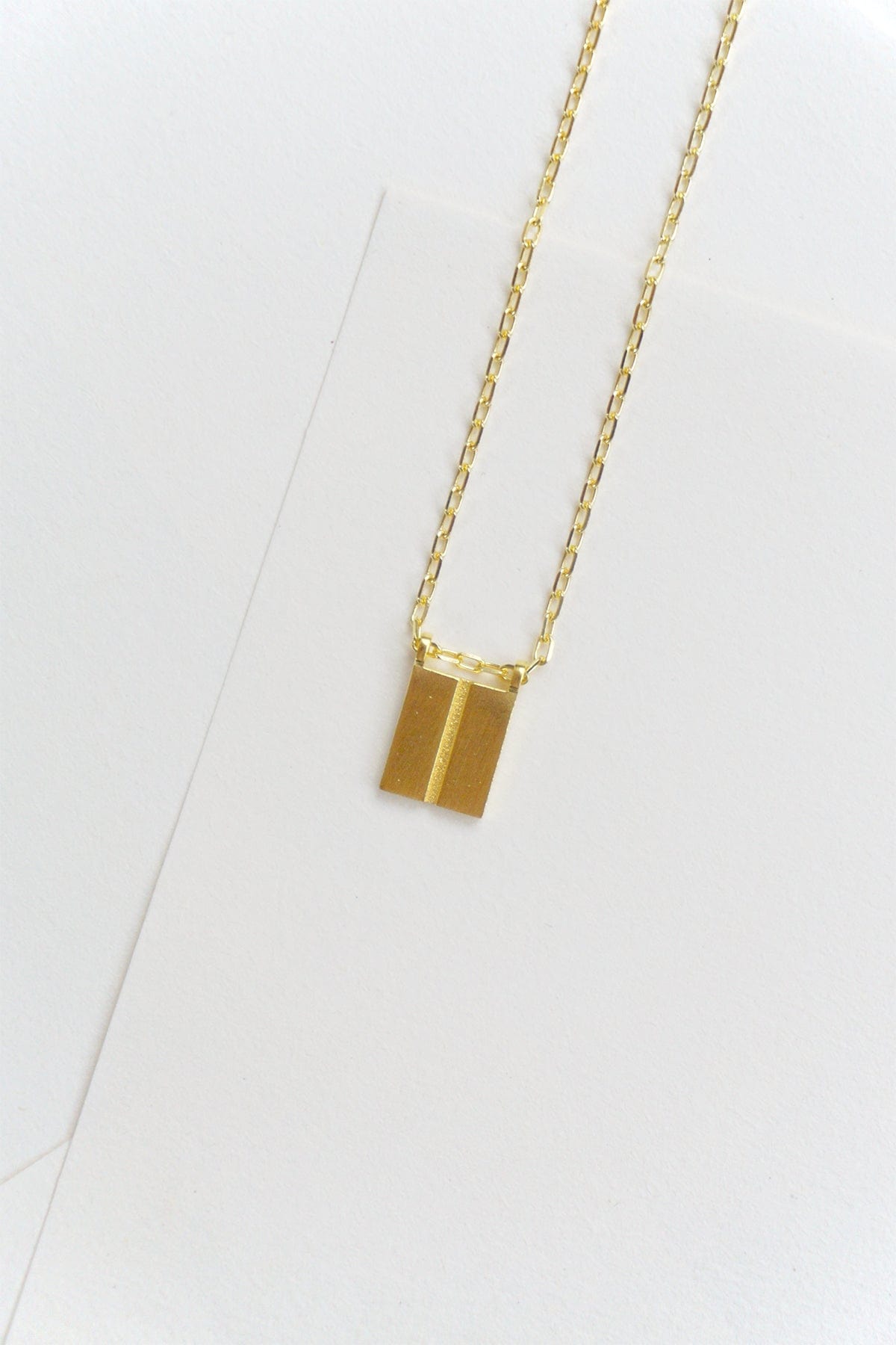 Initial Necklace - Gold Plated Gold / I AR.M ANNA ROSA MOSCHOUTI