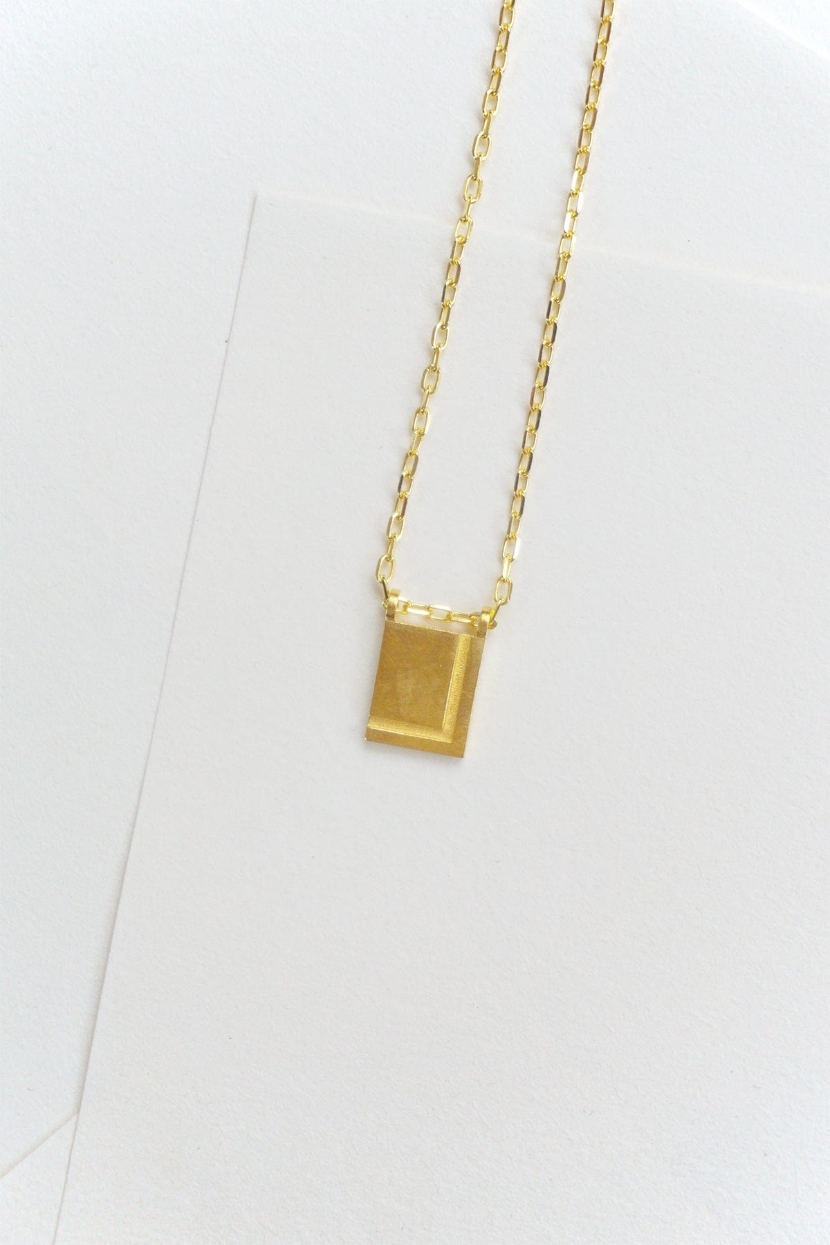 Initial Necklace - Gold Plated Gold / J AR.M ANNA ROSA MOSCHOUTI