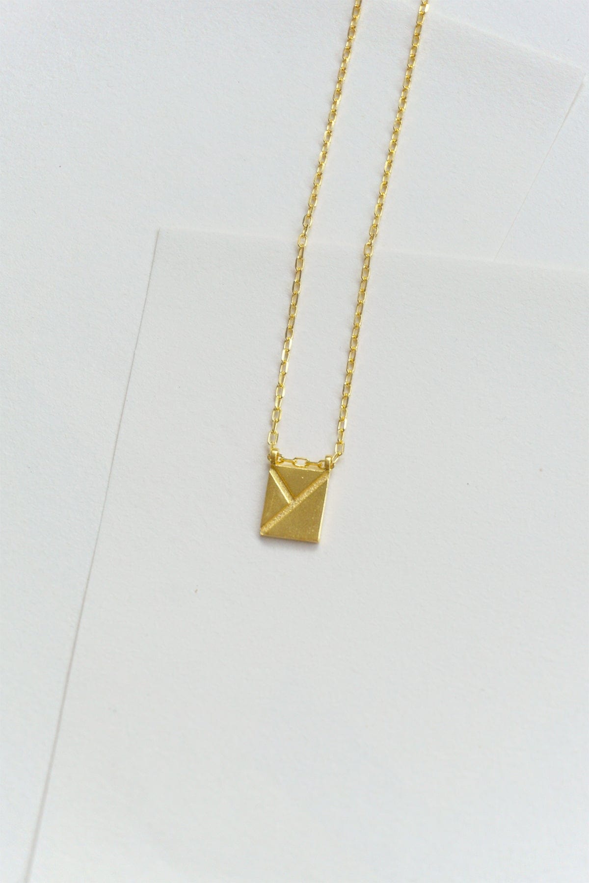 Initial Necklace - Gold Plated Gold / Y AR.M ANNA ROSA MOSCHOUTI