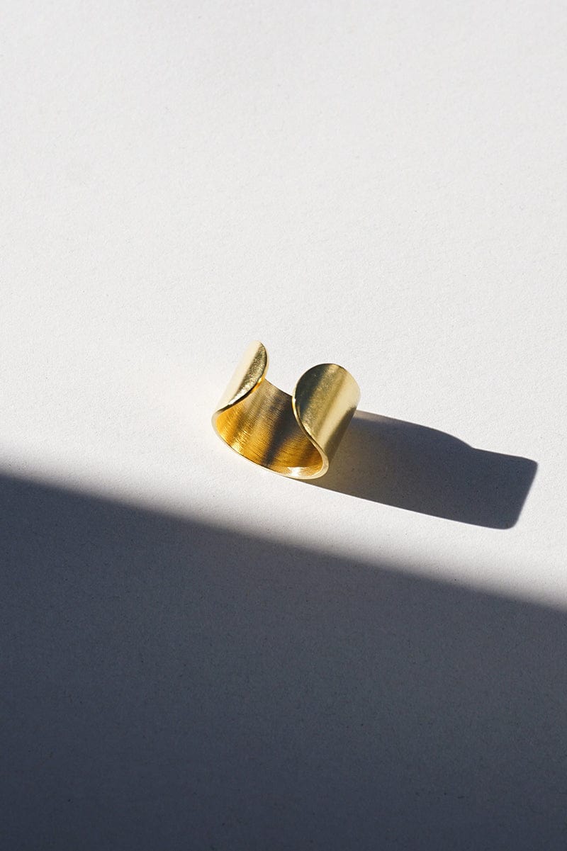 Wide Ear Cuff - Gold Plated AR.M ANNA ROSA MOSCHOUTI